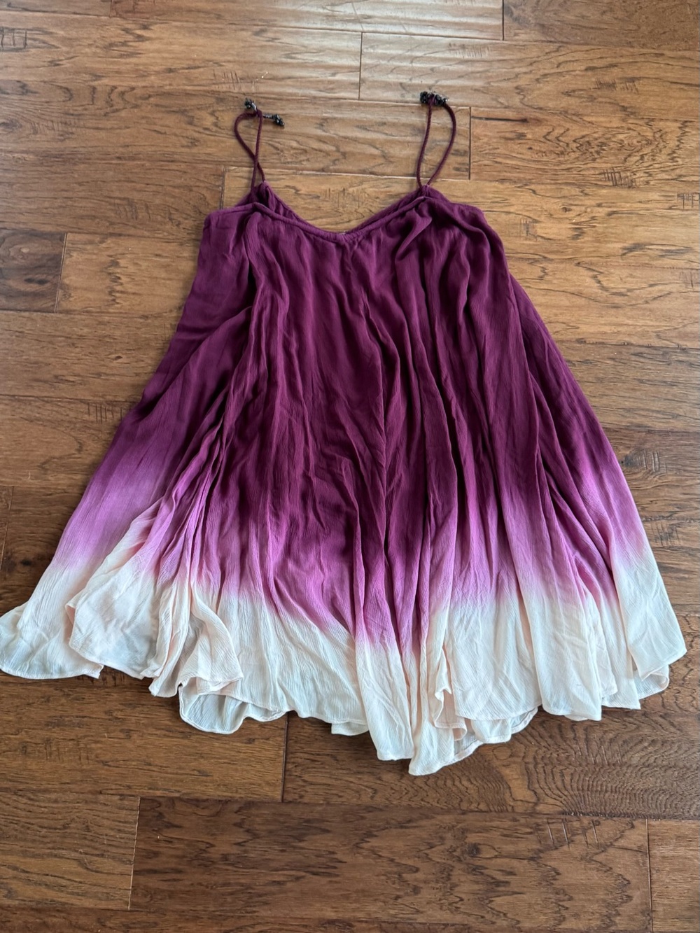 Free People Raspberry Ombre Dress Spaghetti-Strap - Picture 4 of 10